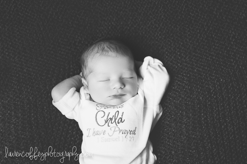 Newborn Baby Boy, Lauren Coffey Photography, LLC, Hartselle Alabama Newborn Photographer