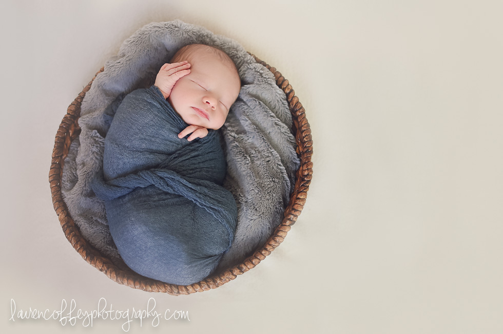 Newborn Baby Boy, Lauren Coffey Photography, LLC, Hartselle Alabama Newborn Photographer