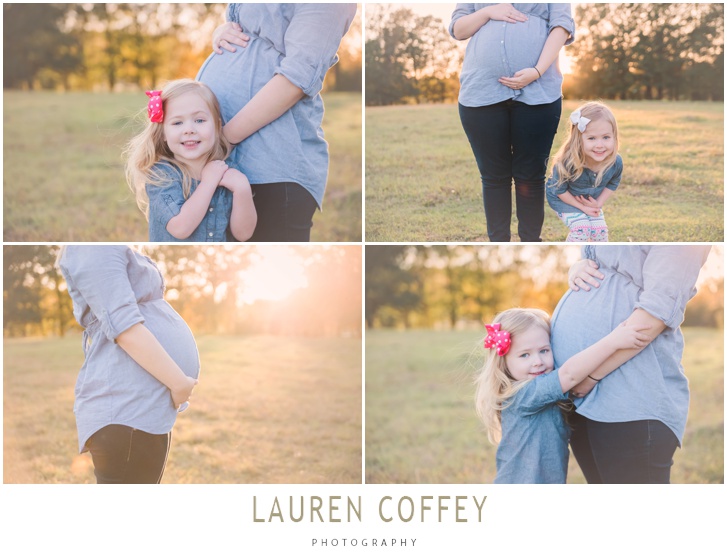 Lauren Coffey Photography, LLC | Huntsville Alabama Maternity Photographer field maternity, maternity picture ideas, field pictures, sunflare maternity, casual maternity, simple maternity, mommy and daughter, mommy and daughter maternity