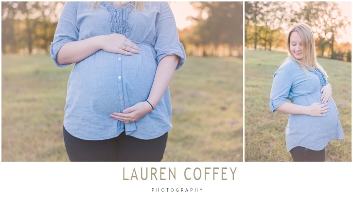 Lauren Coffey Photography, LLC | Huntsville Alabama Maternity Photographer field maternity, maternity picture ideas, field pictures, sunflare maternity, casual maternity, simple maternity, mommy and daughter, mommy and daughter maternity