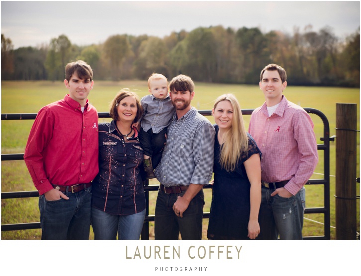 Lauren Coffey Photography, LLC | Decatur Alabama Photographer Farm family pictures, outdoor family picture, family picture outfit ideas