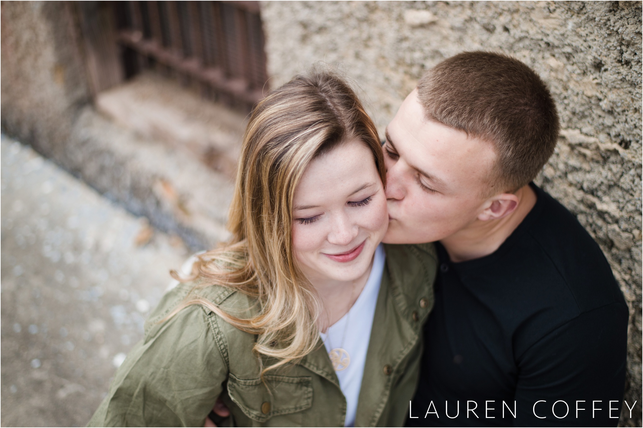 downtown engagement, Lauren Coffey Photography, LLC